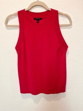 Ann Taylor pink/red knit top